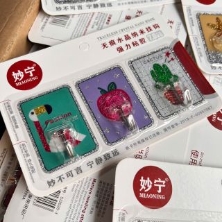 Vỉ 3 Móc Dán Tường Chữ Nhật
