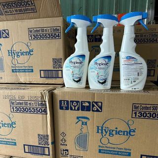 Nước Xịt Tẩy Vết Bẩn Quần Áo Hygiene 500ml thùng 12