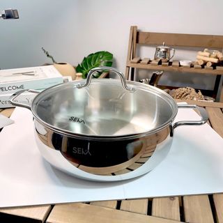 Nồi inox đúc nguyên khối Seka size 26cm