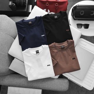 T shirt BOSS nam. Chất  Cotton 100% 4c.  Dày Mịn mát.