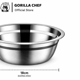 THAU MỚI GORILLA CHEF 18cm (T300)