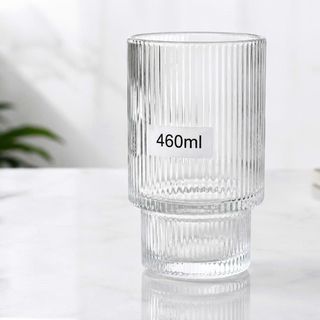 BỘ 6 LY THUỶ TINH 2 TẦNG KẺ SỌC 460ml CAO CẤP