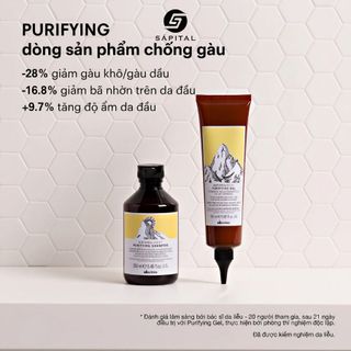 Gel dưỡng da đầu giảm gàu Davines Purifying Gel – Chăm sóc da đầu, dịu ngứa & ngăn gàu