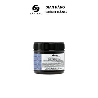Dầu xả tím Davines ALCHEMIC Conditioner Silver - Khử vàng cho tóc tẩy sáng, Hỗ trợ dưỡng tóc