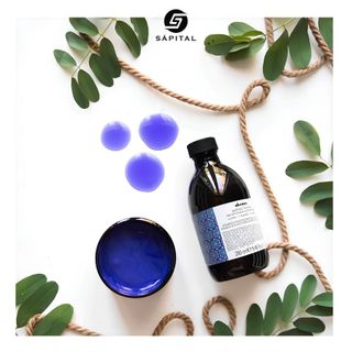 Dầu xả tím Davines ALCHEMIC Conditioner Silver - Khử vàng cho tóc tẩy sáng, Hỗ trợ dưỡng tóc