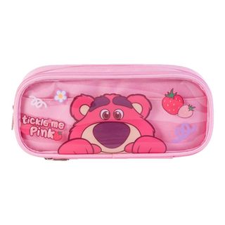 Hộp Bút Disney Lotso Màu Hồng Đáng Yêu - Bóp Đựng Bút A83150-T1