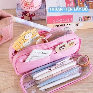 Hộp Bút Disney Lotso Màu Hồng Đáng Yêu - Bóp Đựng Bút A83150-T1