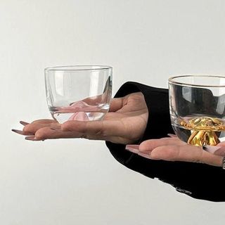 BỘ 6 LY THUỶ TINH UỐNG TRÀ ĐẾ NÚI 100ml LXY1517 (T16)