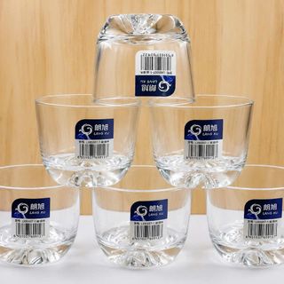 BỘ 6 LY THUỶ TINH UỐNG TRÀ ĐẾ NÚI 100ml LXY1517 (T16)
