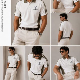 Áo Polo Vaumont Cotton Cao cấp nam. Chất vải cotton cao cấp mềm mại.