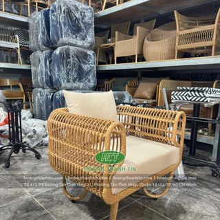 Sofa Nhựa Giả Mây cao cấp ngoài trời