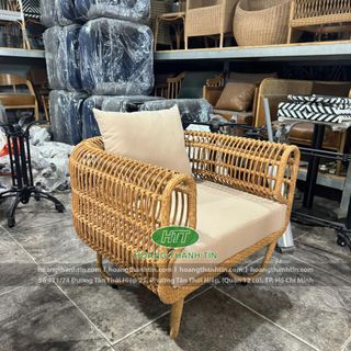 Sofa Nhựa Giả Mây cao cấp ngoài trời