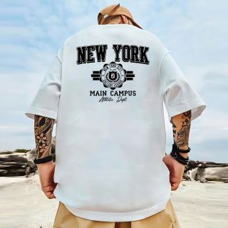 T shirt NY nam.  Chất vải cotton 4c mịn mát,dày đẹp.