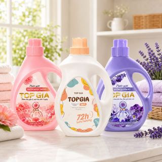 Nước Giặt Top Gia Can 2 Lít Hương Quyến Rũ Full Vat