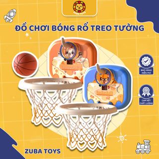 Đồ Chơi Bóng Rổ Treo Tường Cho Bé Zuba Toys, Đồ Chơi Vận Động Cho Bé Phát Triển Thể Chất