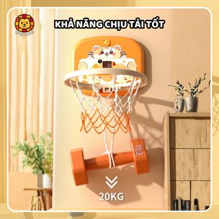 Đồ Chơi Bóng Rổ Treo Tường Cho Bé Zuba Toys, Đồ Chơi Vận Động Cho Bé Phát Triển Thể Chất