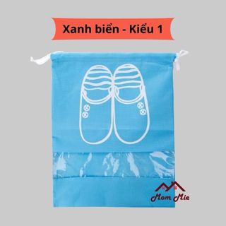 Túi đựng giày có dây rút, vải không dệt chống thấm - J187