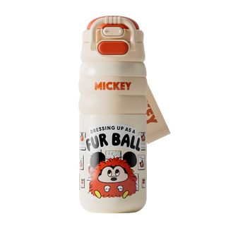 Bình Giữ Nhiệt Disney Inox 316 Cao Cấp 480ml H15077- Bình Nước Học Sinh Lõi Thép 6 Lớp Khóa Nhiệt 12H Có Quai Đeo