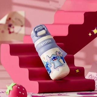 Bình Giữ Nhiệt Disney Inox 316 Cao Cấp 480ml H15077- Bình Nước Học Sinh Lõi Thép 6 Lớp Khóa Nhiệt 12H Có Quai Đeo