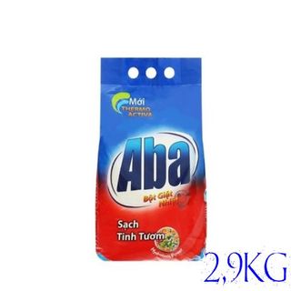 Bột Giặt Nhiệt ABA Sạch Tinh Tươm Túi 2,9 kg Thùng 4 túi