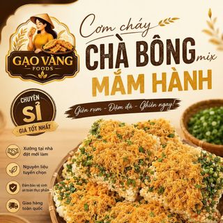 CHUYÊN SỈ CƠM CHÁY CHÀ BÔNG MIX MẮM HÀNH