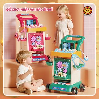 Bộ Đồ Chơi Bác Sĩ 91 Chi Tiết Cao Cấp Zuba Toys, Đồ Chơi Nhập Vai Giáo Dục Cho Bé Trai Và Bé Gái
