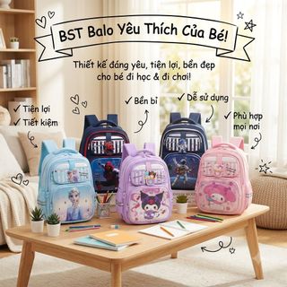 🎒 BALO TIỂU HỌC HÌNH NỔI 3D A994 – SIÊU ĐẸP, NHIỀU MẪU CHO BÉ