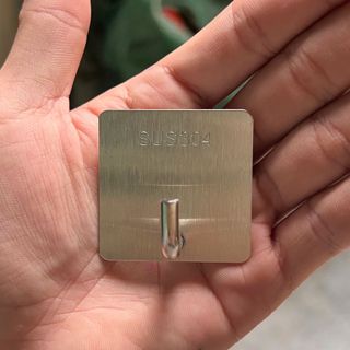 Móc Dán Tường Inox Số 7 - Móc Dán Tường SUS 304 Chịu Lực Tốt - Giá Sỉ