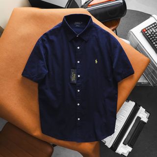 Sơ mi LINEN POLO nam. Chất cải linen mềm - tưng - ko pha- mịn.
