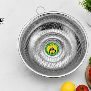 RỔ INOX 1 QUAI 22,5cm GORILLA CHEF (T140)