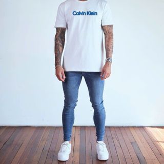 Tshirt CK nam.  Chất thun cotton co giãn 4 chiều , Chất vải dày vừa mềm mịn.