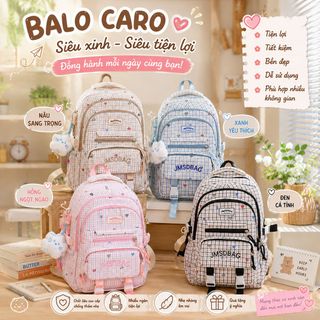 💖 BALO HỌC SINH JMSDBAG A1740 – KẺ SỌC TRẺ TRUNG, THANH LỊCH, ĐEO ÊM, ĐỰNG ĐỒ CỰC TIỆN