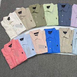 Sơ mi POLO -TD nam.  Chất linen.