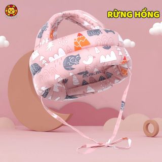 Mũ Bảo Vệ Đầu Cho Bé Zuba Toys 100% Cotton, Tập Bò Cho Bé 5-36 Tháng Bảo Vệ Đầu An Toàn