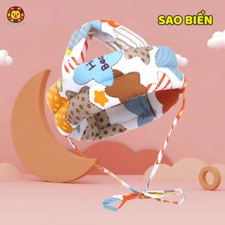 Mũ Bảo Vệ Đầu Cho Bé Zuba Toys 100% Cotton, Tập Bò Cho Bé 5-36 Tháng Bảo Vệ Đầu An Toàn