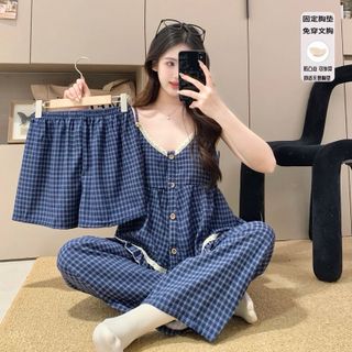 SET BỘ MẶC HAI DÂY HOẠ TIẾT BA MÓN XINH XẮN 🌸