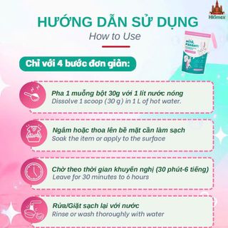 Bột tẩy đa năng gốc Oxy My rabbit (Quần áo/Xoong nồi/Nhà tắm/Máy giăt...)