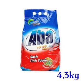 Bột Giặt Nhiệt ABA Sạch Tinh Tươm Túi 4,3 kg Thùng 3 túi