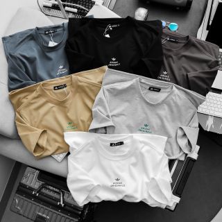Áo thun nam. Chất vải cotton 4c xịn. Logo In Lụa Xịn.