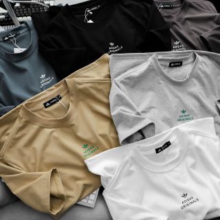 Áo thun nam. Chất vải cotton 4c xịn. Logo In Lụa Xịn.