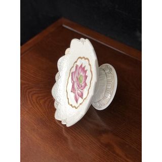 Bộ Thờ Cúng Dĩa 1618 Họa Tiết Hoa Sen Tím Bằng Sứ Cao Cấp - Phật Giáo Tường Thuận