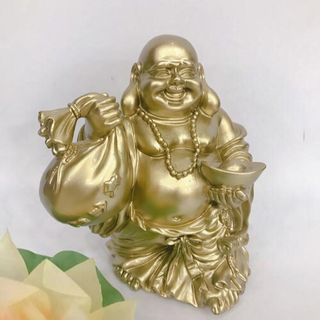 Tượng Di Lặc Bồ Tát Cao 10cm Chất Liệu Đá Ép Độ Bền Cao Màu Sắc Tỉ Mỉ Sơn Chất Lượng Tốt Dễ Vệ Sinh Sản Phẩm Văn Hóa Phật Giáo