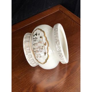 Bộ Thờ Cúng Lư 1618 Họa Tiết Hoa Sen Tím bằng Chữ Bằng Sứ Cao Cấp - Phật Giáo Tường Thuận