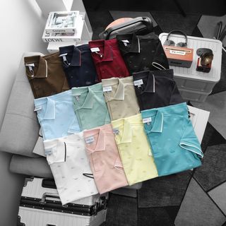 Áo thun polo nam. Chất vải cá sấu cotton 2 chiều cao cấp mềm mịn.