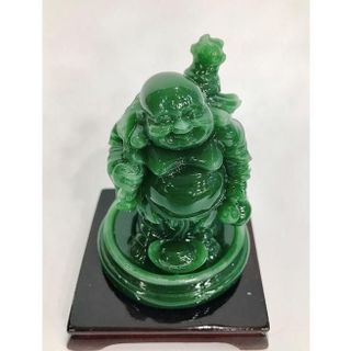 Tượng Di Lặc Bồ Tát Cao 5cm Chất Liệu Đá Ép Độ Bền Cao Màu Sắc Tỉ Mỉ Sơn Chất Lượng Tốt Dễ Vệ Sinh