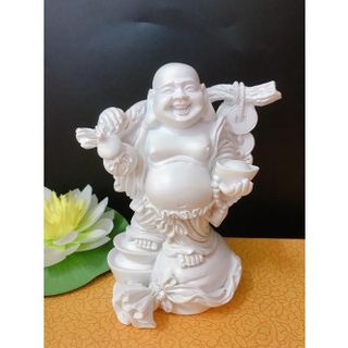 Tượng ngài Di Lặc Bồ Tát cầm hồ lô cao 13cm-nhiều mẫu