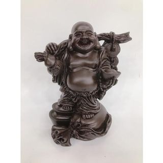 Tượng ngài Di Lặc Bồ Tát cầm hồ lô cao 13cm-nhiều mẫu