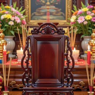 Bài Vị Gỗ Hương Cao Cấp Chạm Khắc Tinh Xảo Bảo Vệ Chi Tiết Rồng Phượng Hoa Sen Chữ Hán Phúc Lộc Thọ