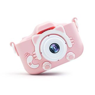 Camera Mini 4000W Có Cáp Truyền Hình Sang Điện Thoại Hỗ Trợ Thẻ Nhớ 32GB Pin 600mAh Zoom 8x Màn Hình IPS 2.0 Inch Cho Trẻ Em Chụp 2000 Tấm Ảnh
