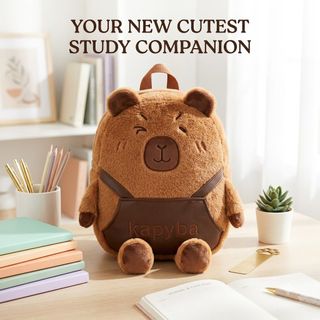 BALO MẦM NON CAPYBARA MẶC YẾM DỄ THƯƠNG – SIÊU NHẸ CHO BÉ - PIPI STORE